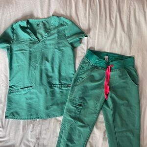 Figs Scrub Set Surgical Green XXS